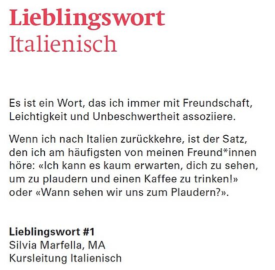 Lieblingswort